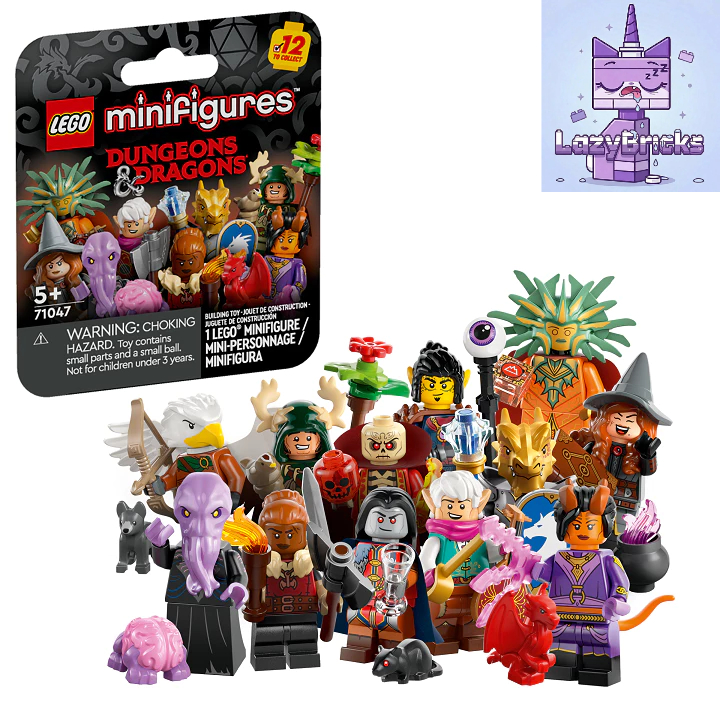 ( CÓ SẴN - HỎA TỐC HN ) LEGO 71047 DUNGEON AND DRAGON NGUYÊN SET 12 CON