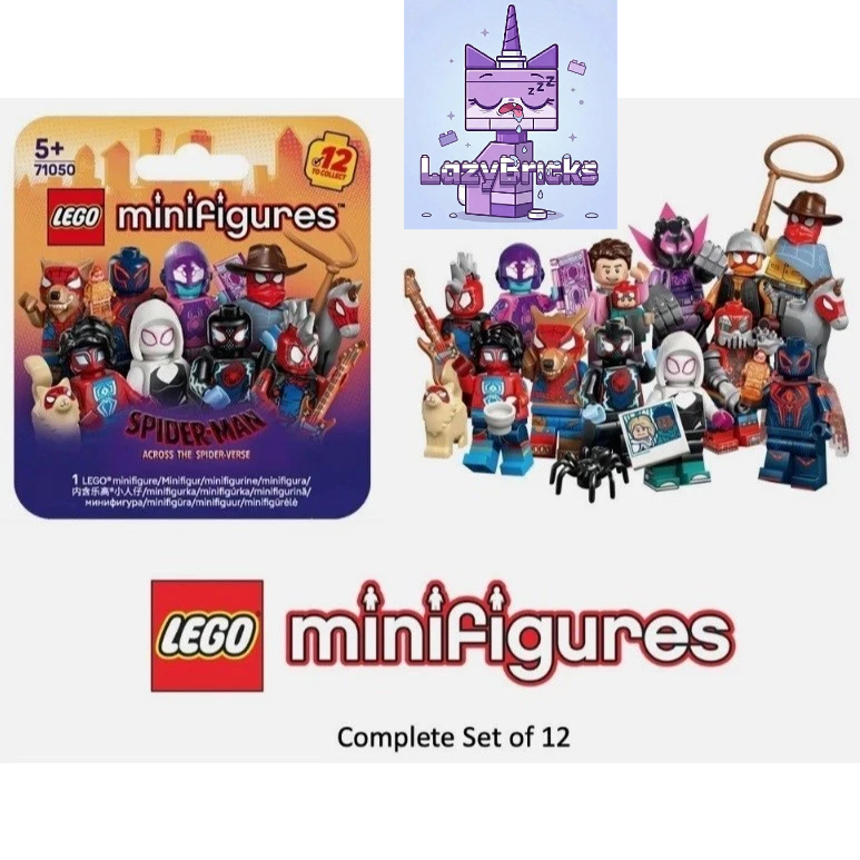( CÓ SẴN - HỎA TỐC HN ) LEGO 71050 SPIDER VERSE MINIFIGURE NGUYÊN SET 12 CON