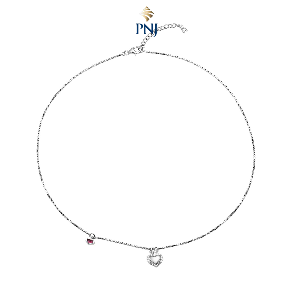 Dây cổ Bạc đính đá STYLE By PNJ Bisous ZTXMW000040