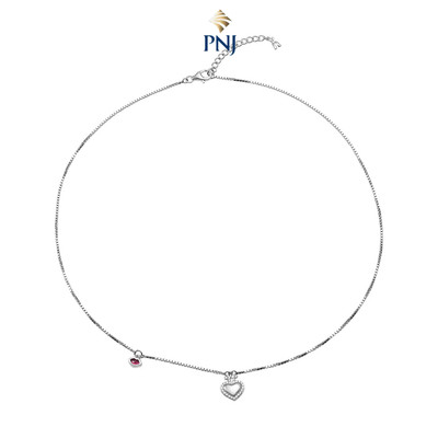 Dây cổ Bạc đính đá STYLE By PNJ Bisous ZTXMW000040