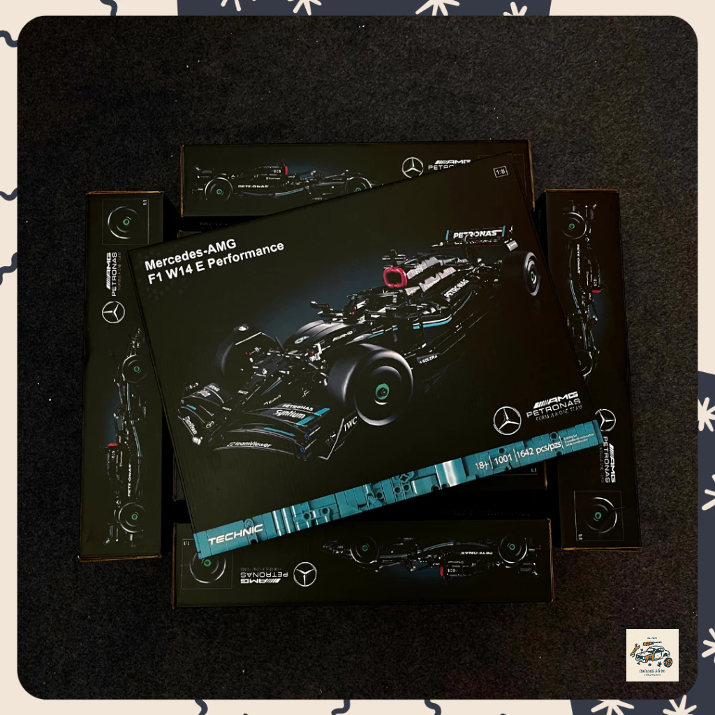 [Technic] Mô hình đồ chơi lắp ráp Mercedes F1 W14 Technic Tỉ lệ 1:8 1642 mảnh