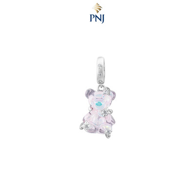 Hạt Charm trẻ em Bạc DIY đính đá PNJSilver NHXMW060009