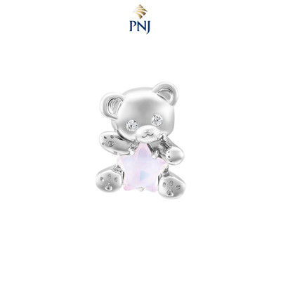Hạt Charm trẻ em Bạc DIY đính đá PNJSilver NHXMW060012