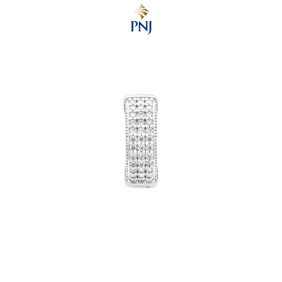 Bông tai nam Bạc đính đá MANCODE by PNJ XM00W060095