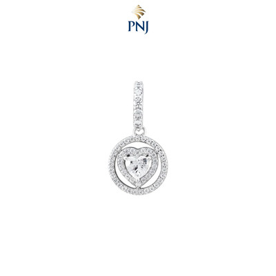 Hạt Charm Bạc đính đá PNJSilver XMXMW060477