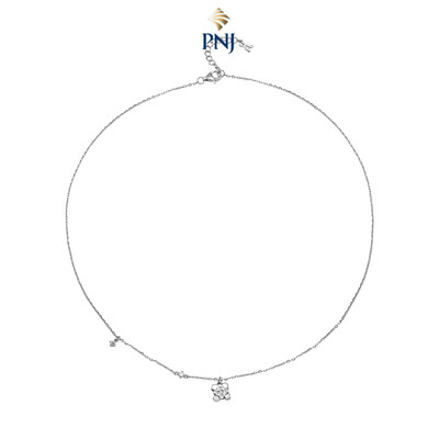 Dây cổ Bạc đính đá STYLE By PNJ Friendship XMXMW000071