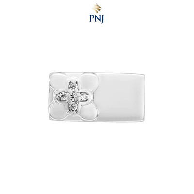 Hạt Charm Bạc đính đá STYLE By PNJ Friendship XM00W000086