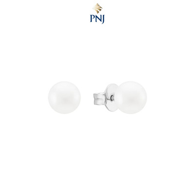 Bông tai Bạc đính ngọc trai Freshwater PNJSilver PF00K000011