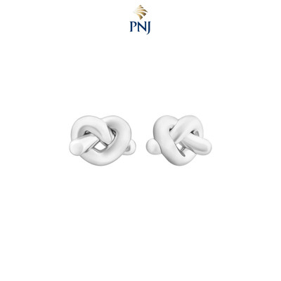 Bông tai Bạc đính đá PNJSilver 0000W060102