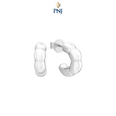 Bông tai Bạc đính đá PNJSilver 0000W060098