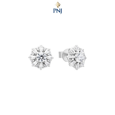 Bông tai Bạc đính đá PNJSilver XMXMW060312