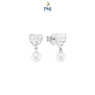 Bông tai Bạc đính đá PNJSilver PF00W000027