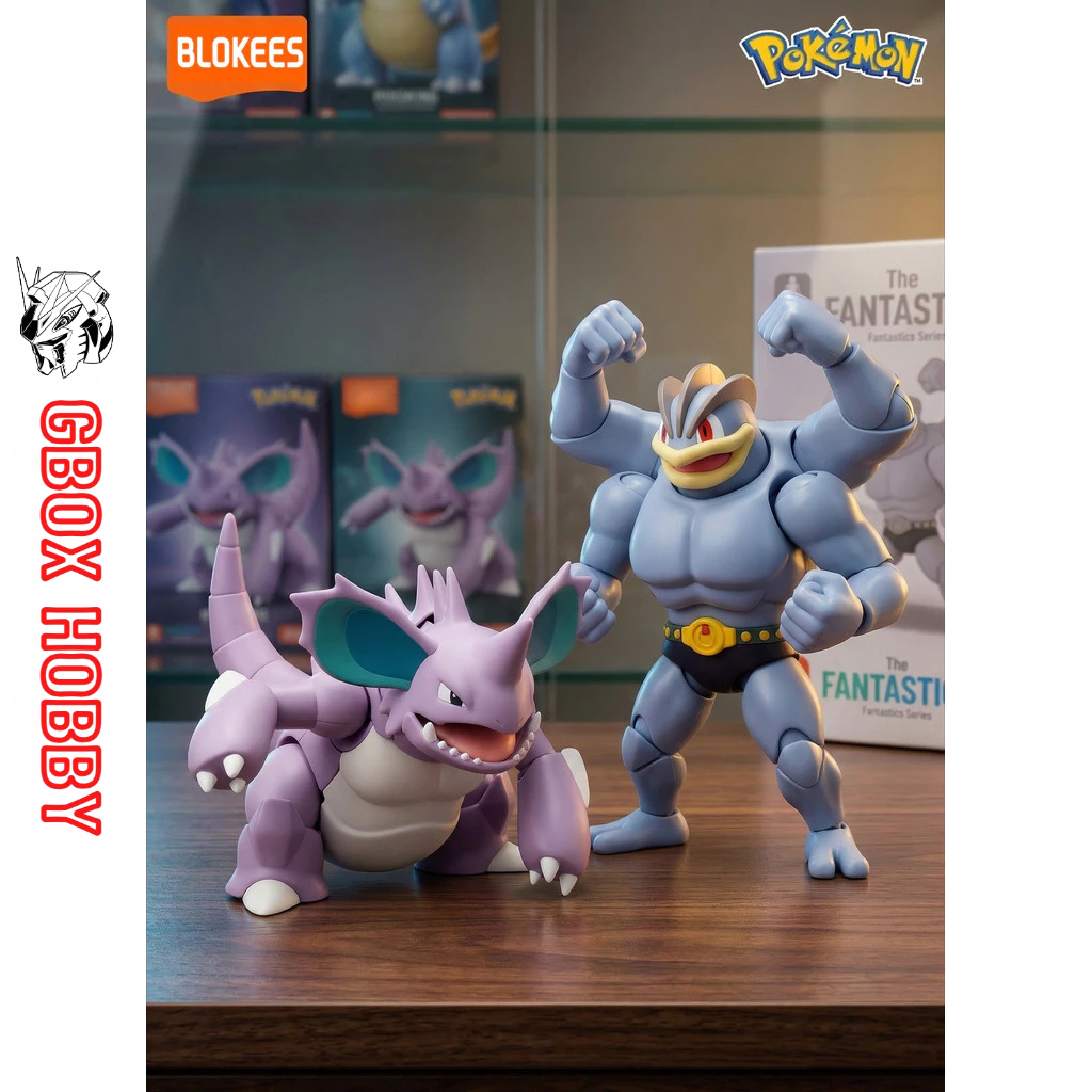 Mô hình Pokémon Blokees Fantastics Series Nidoking Machamp Pokemon 74109 74110