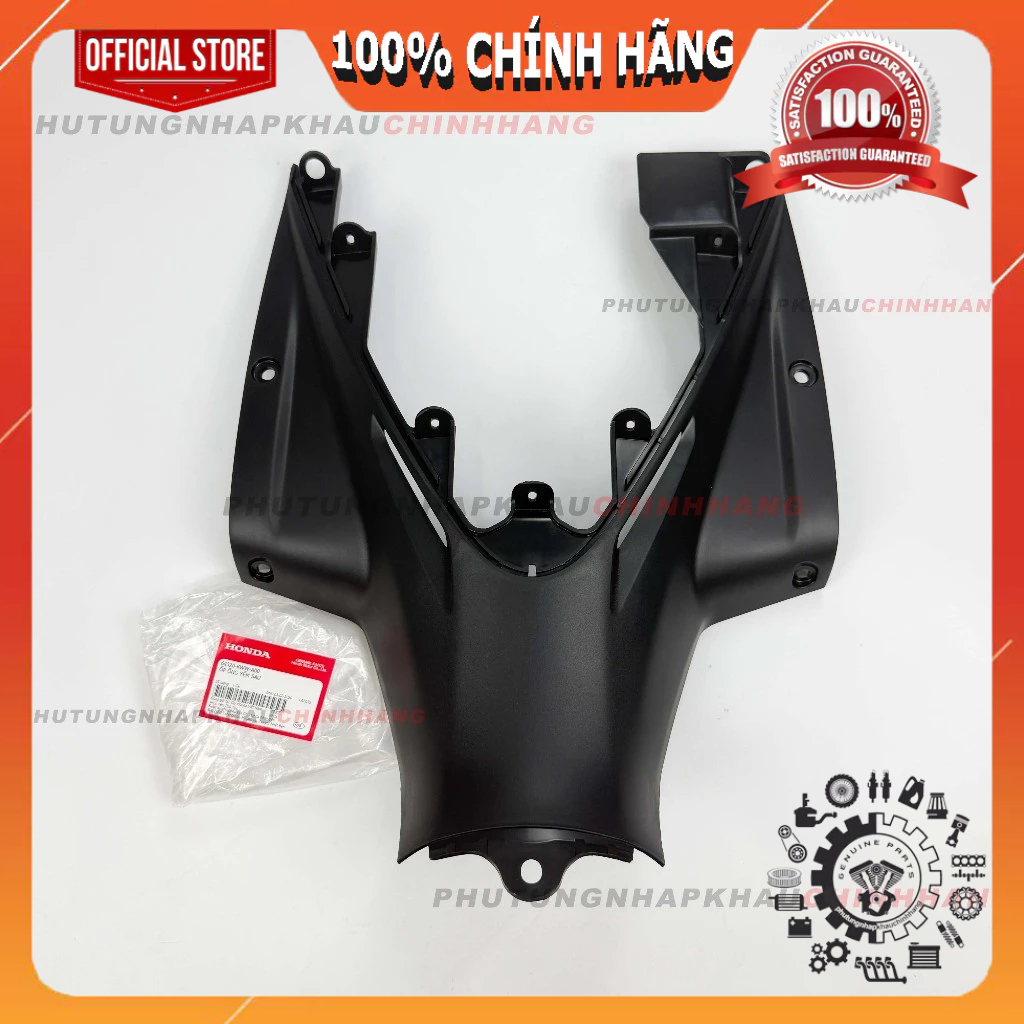 Ốp yếm sau Wave S 110 RS 110 RSX 110 2009 2010 chính hãng, ốp ống yếm nhựa nhám S110 RS110 RSX110 20