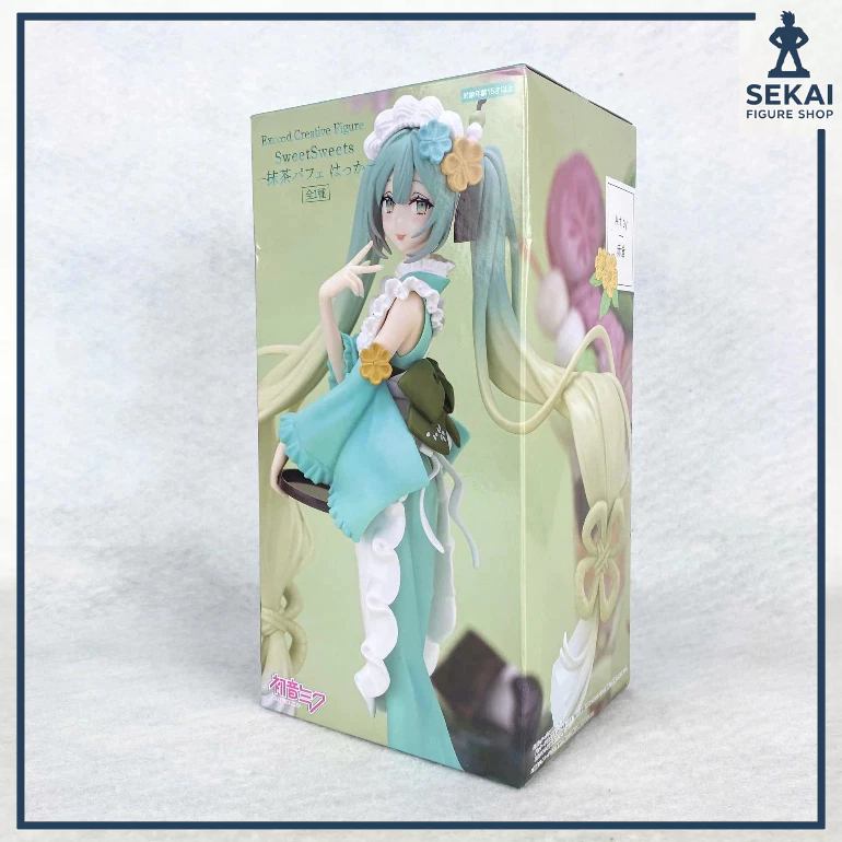 Mô Hình Chính Hãng HATSUNE MIKU - Sweet Sweets - Matcha Parfait, Hakka (FuRyu) Figure
