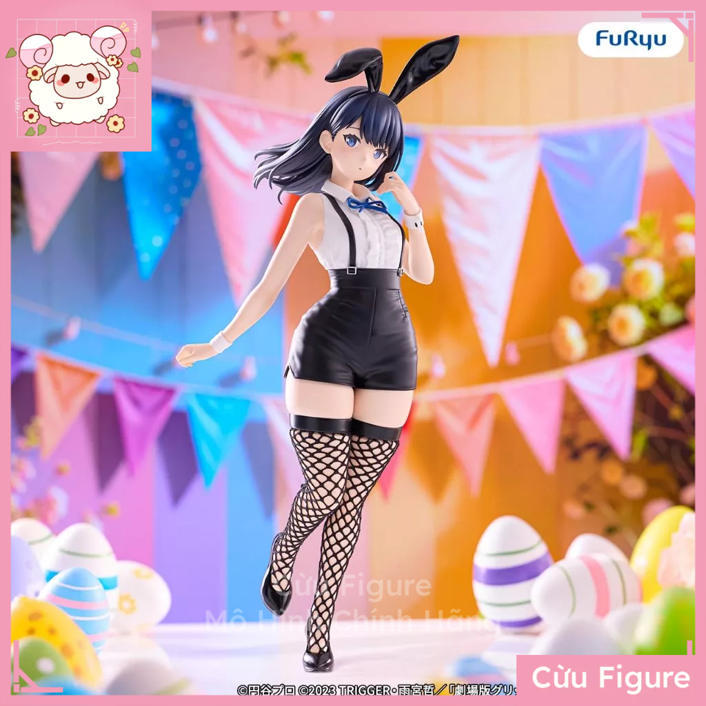 (Sẵn) Mô Hình Takarada Rikka - BiCute Bunnies, Easter Bunny Ver, Gridman Universe - Hãng FuRyu