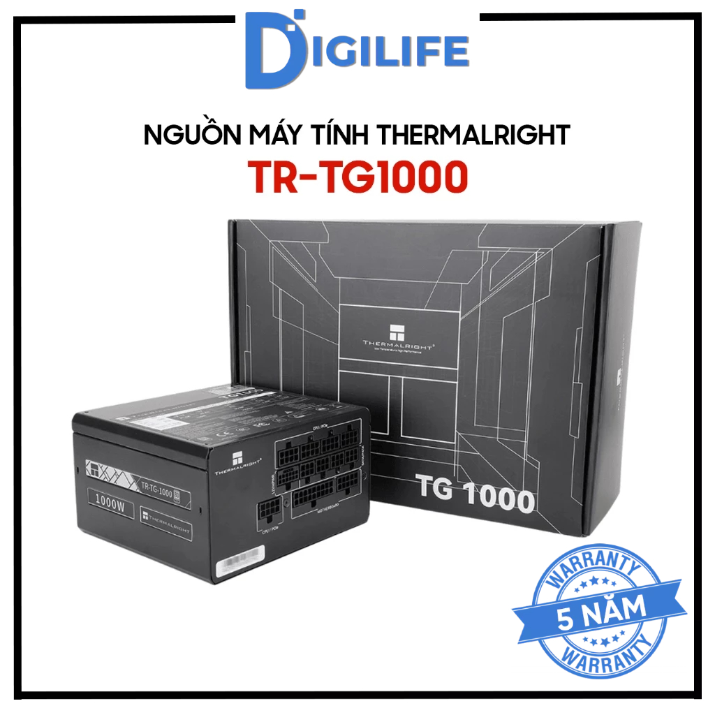 Nguồn máy tính Thermalright TR-KG750 TR-KG850 TG-1000 (750 - 1000W 80 Plus Gold Full Modular) - NEW