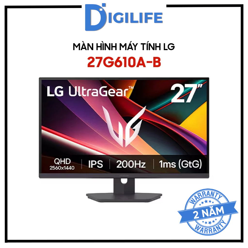 Màn hình máy tính Gaming LG 27G610A-B 27 inch 2K QHD 200Hz 1ms IPS