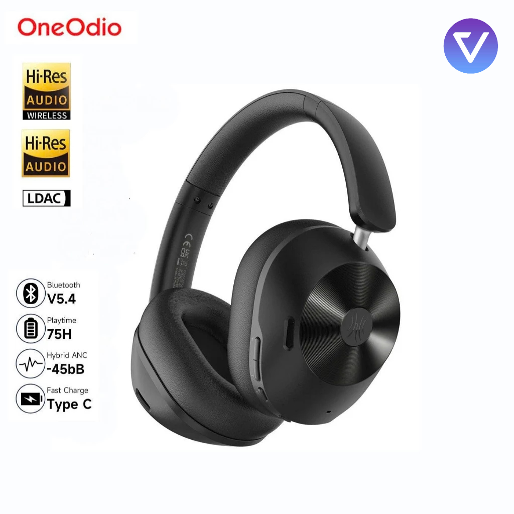 [Hi-Res] Tai Nghe Headphone OneOdio Focus A5, Bluetooth 5.4, pin 75H, chống ồn ANC, dùng được cho DJ