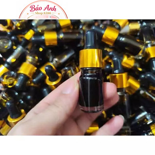 combo 10 Chai  thủy tinh 10ml trắng  dùng để chiết mực ,tê, serum