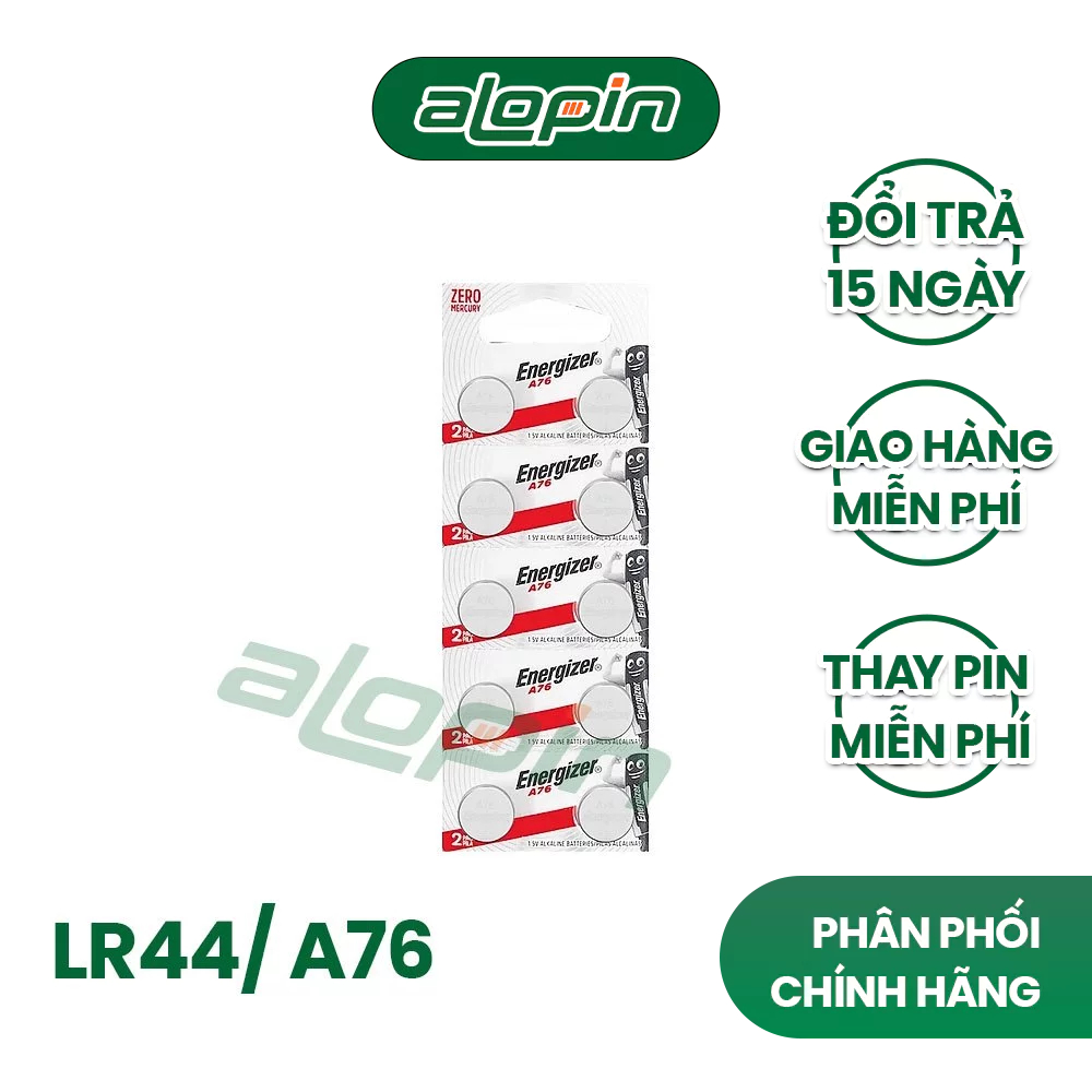 Pin Energizer Alkaline LR44 / A76 - Chính Hãng