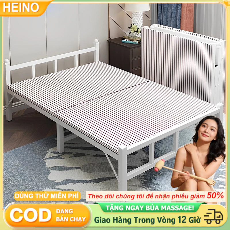 HEINO Giảm Giá Thanh Lý Giường Gấp Gọn Thông Minh Hàng Nhập Gọn Nhẹ Chắc Chắn Giá Rẻ Cho Người Dùng
