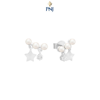 Bông tai Bạc đính đá STYLE By PNJ NHXMW060021