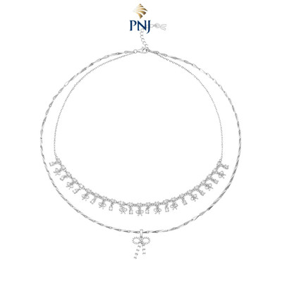 Dây cổ Bạc đính đá STYLE By PNJ XMXMW060307
