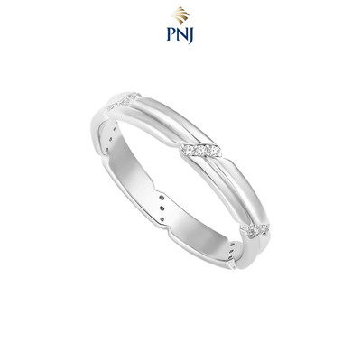 Nhẫn unisex Bạc đính đá PNJSilver XMXMW060388