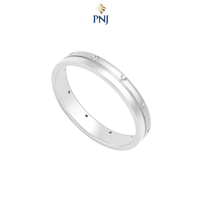 Nhẫn unisex Bạc đính đá PNJSilver XMXMW060383