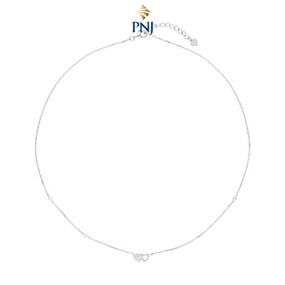 Dây cổ Bạc đính đá PNJSilver XMXMW060315