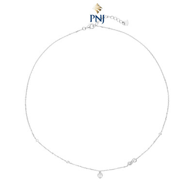 Dây cổ Bạc đính đá PNJSilver XMXMW060314