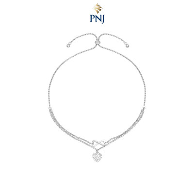 Lắc tay Bạc đính đá PNJSilver XMXMW060521