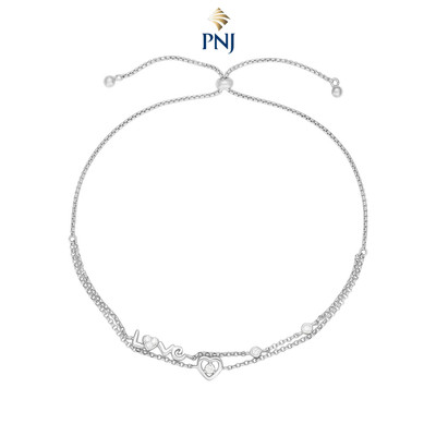 Lắc tay Bạc đính đá PNJSilver XMXMW060518
