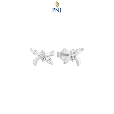 Bông tai Bạc đính đá PNJSilver XMXMW060452