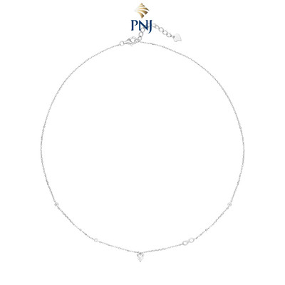 Dây cổ Bạc đính đá PNJSilver XMXMW060319