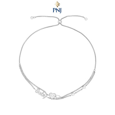 Lắc tay Bạc đính đá PNJSilver XMXMW060528