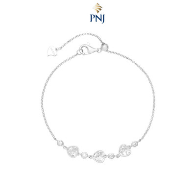 Lắc tay Bạc đính đá PNJSilver XMXMW060510