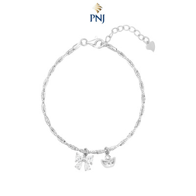 Lắc tay Bạc đính đá PNJSilver XMXMW060507