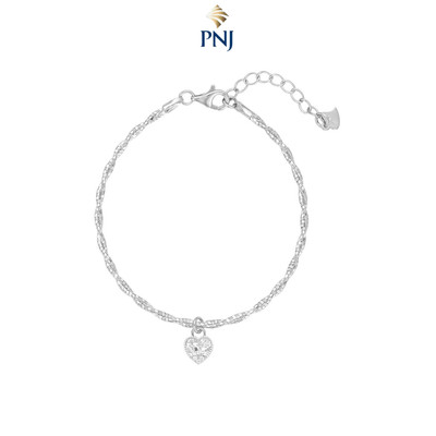 Lắc tay Bạc đính đá PNJSilver XMXMW060506