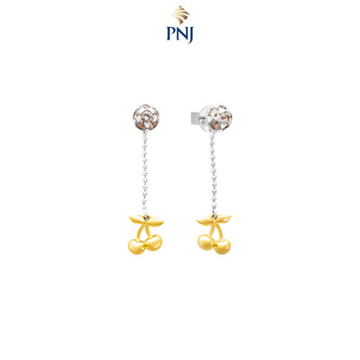 Bông tai Bạc đính đá STYLE By PNJ BELLA FESTA ZT00C000003