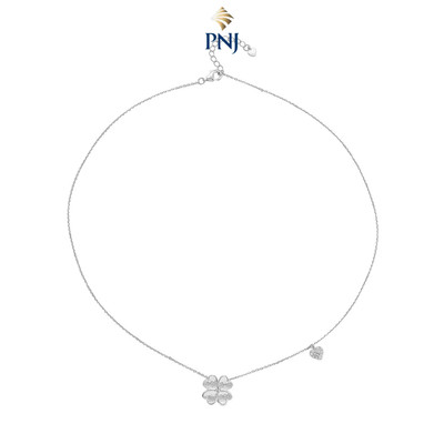Dây cổ Bạc đính đá PNJSilver XMXMW060187