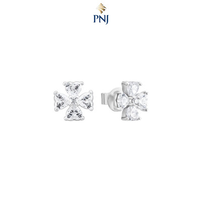 Bông tai Bạc đính đá PNJSilver XMXMW060282