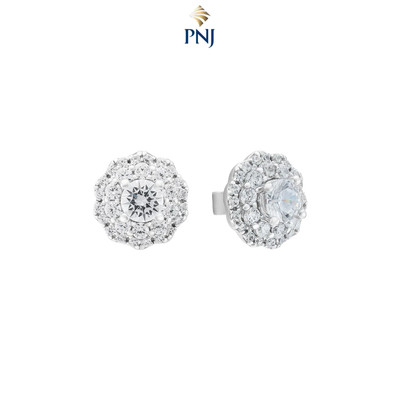 Bông tai Bạc đính đá CZ PNJSilver XMXMK000157