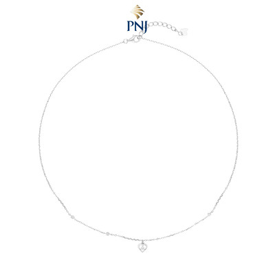 Dây cổ Bạc đính đá PNJSilver XMXMW060316