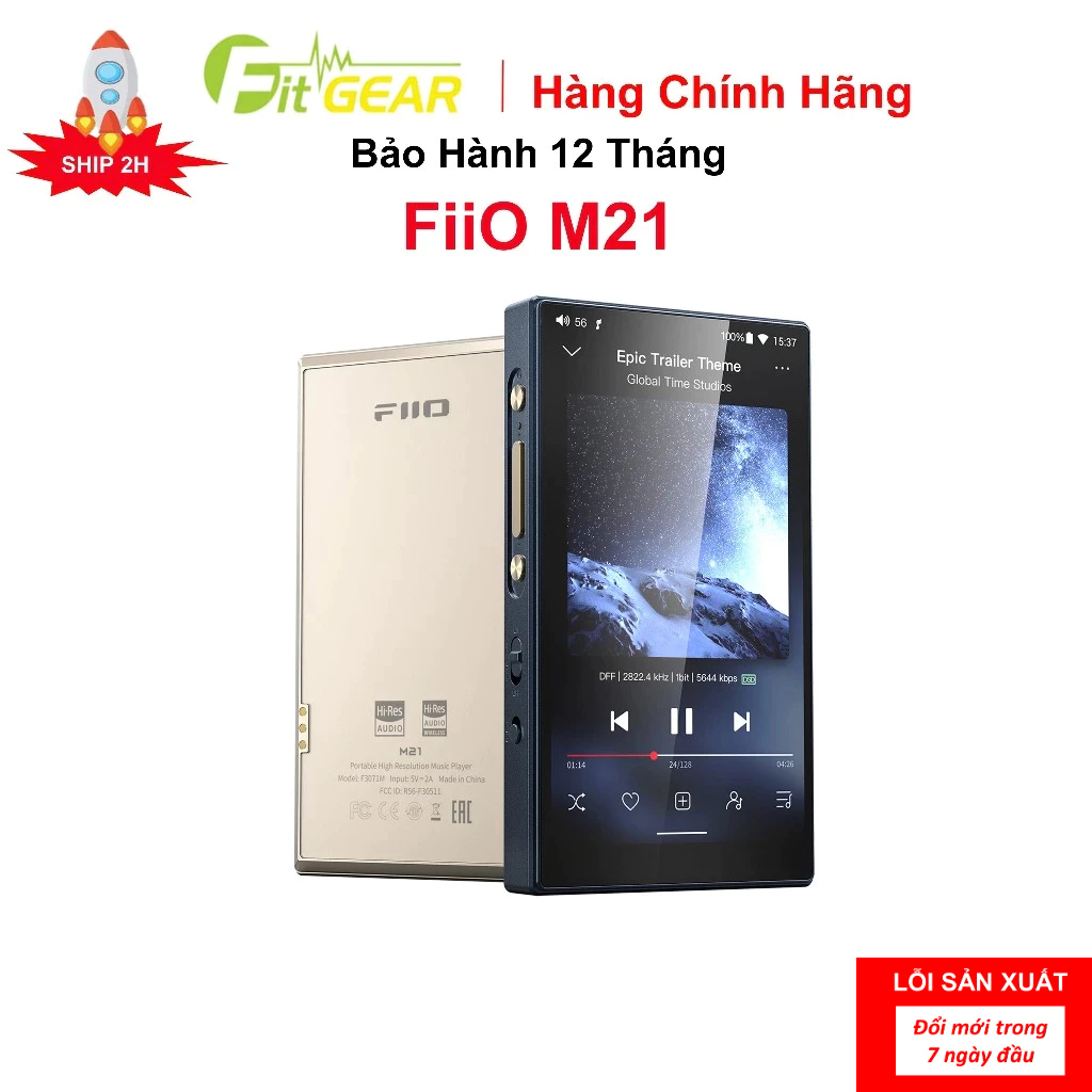 Máy Nghe Nhạc FiiO M21 Chính Hãng - Bảo Hành 12 Tháng