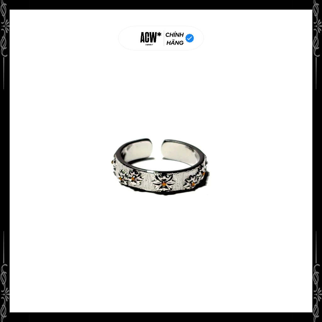 Nhẫn Titan Không Gỉ Access Workshop – Daisy Titan Ring