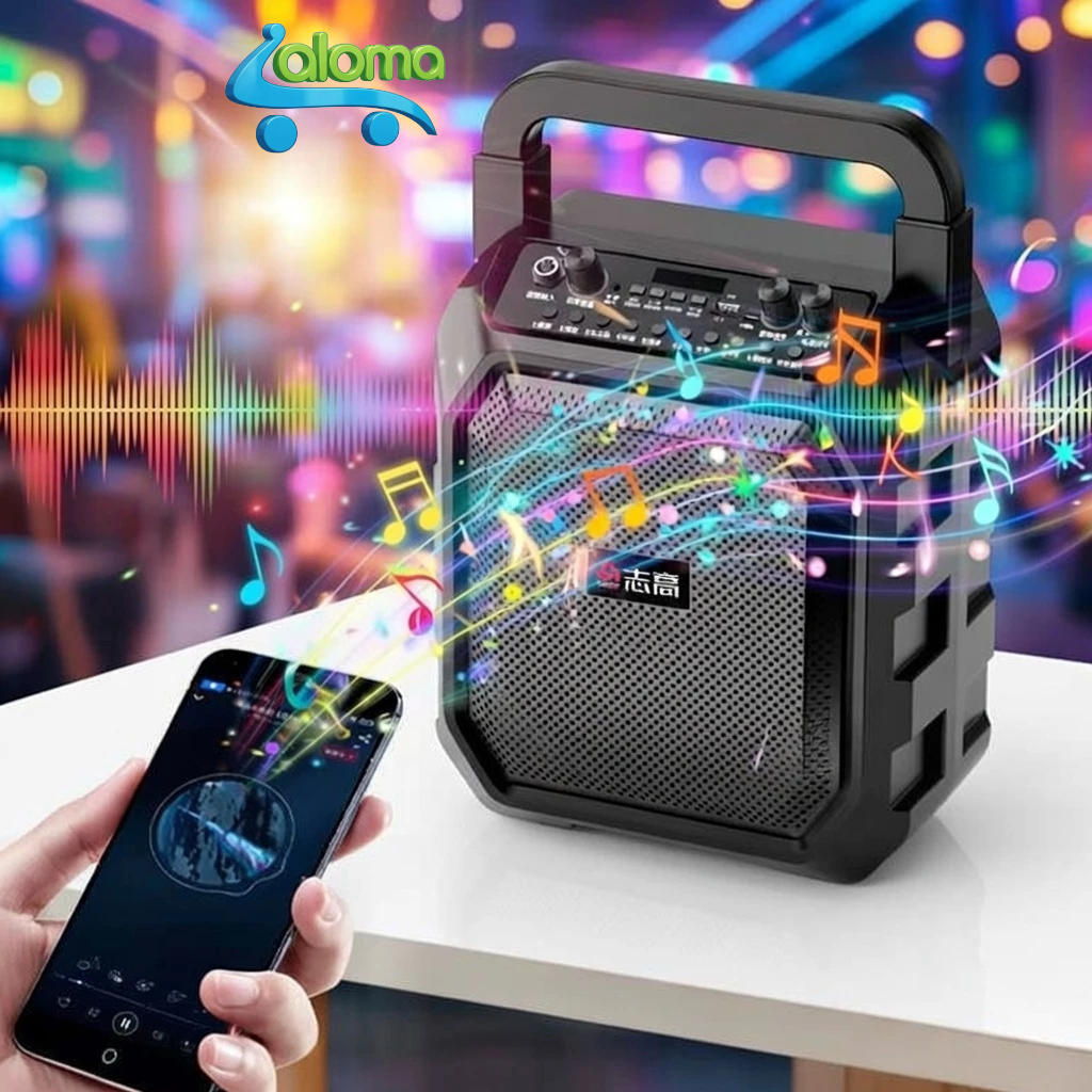 ( Loa Bluetooth M63) LOA KARAOKE XÁCH TAY CHIGO M63 ALOMA - SIÊU PHẨM GIẢI TRÍ - CÔNG SUẤT LỚN, ÂM B