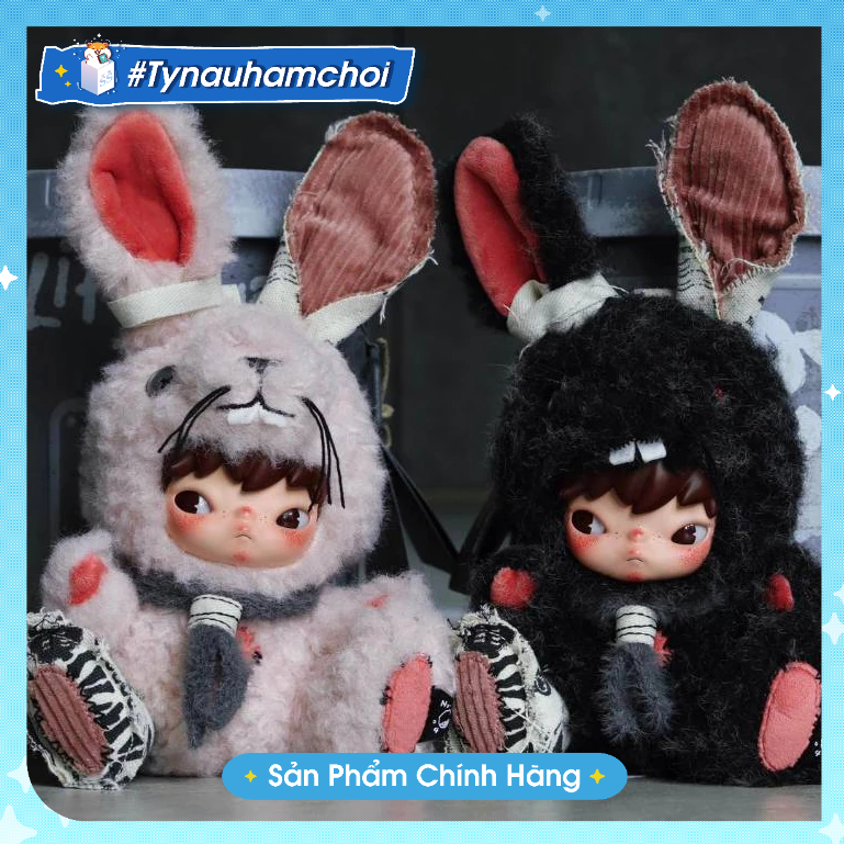 [CHÍNH HÃNG] Blindbox Hirono Little Hare Móc Khóa Gấu Bông Hirono Thùng Rác - Sẵn ship hỏa tốc