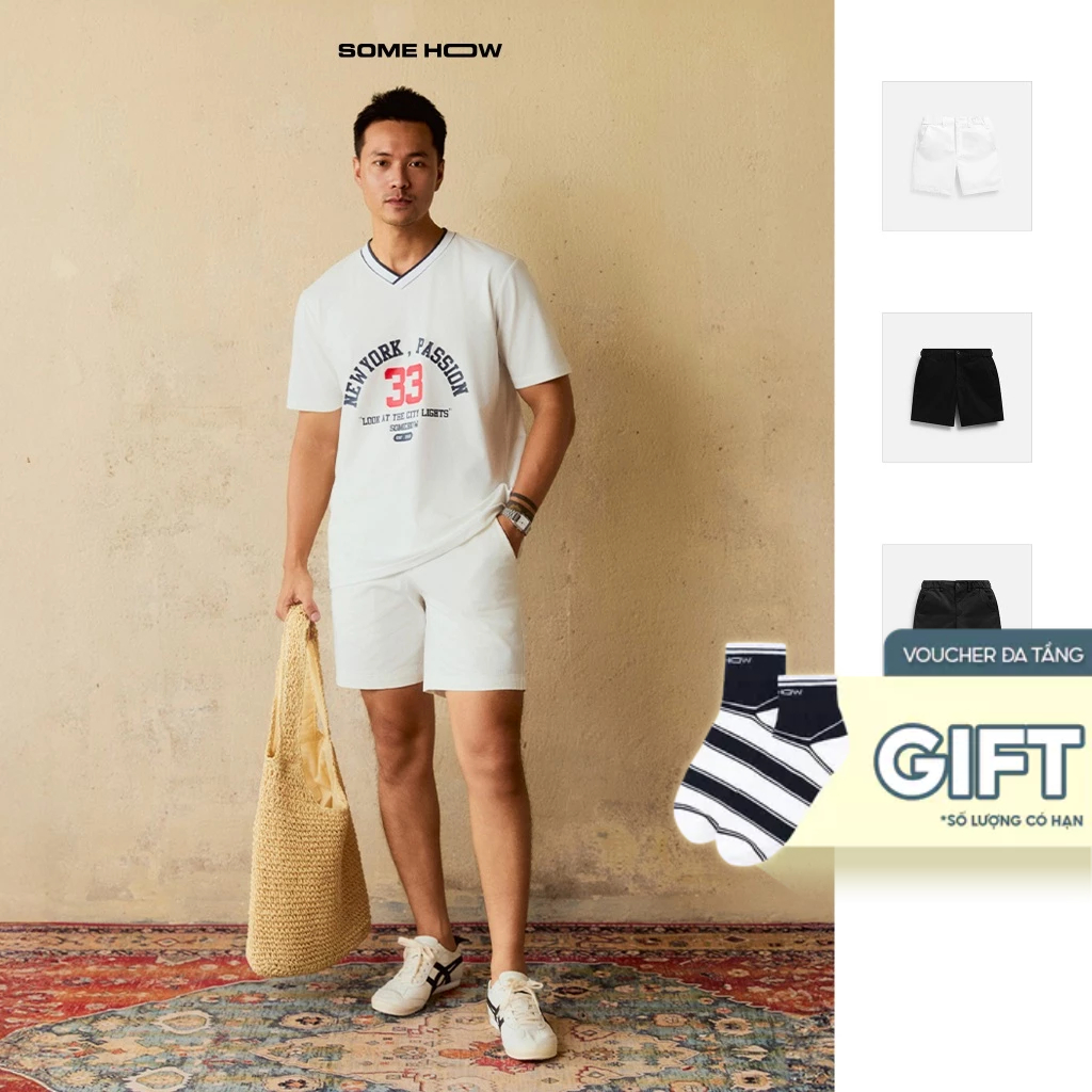 Quần Short Nam Kaki August Basic, Chất Vải Cotton Spandex Thoải Mái, QS0096, SOME HOW STORE